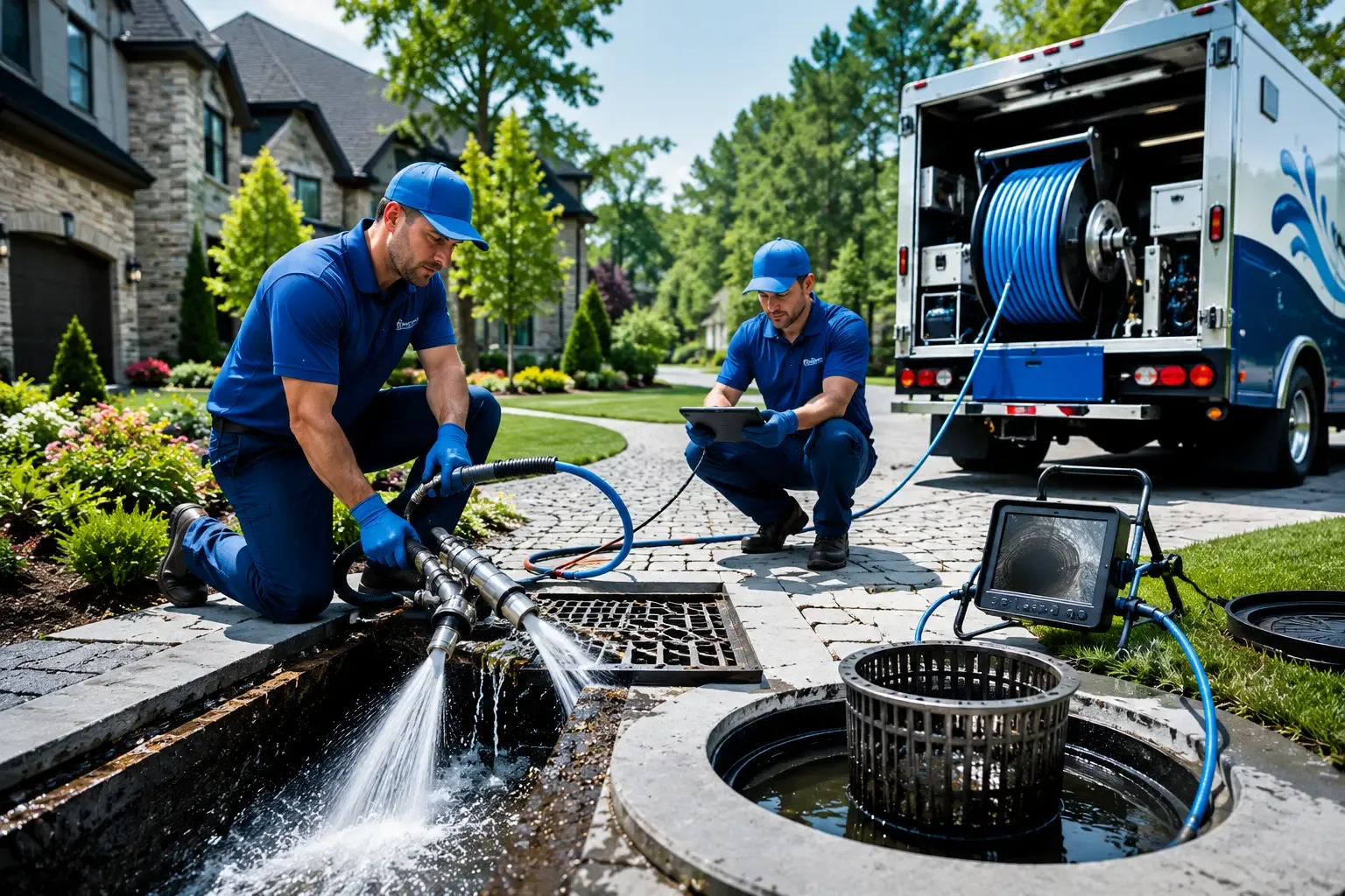 Local outdoor drain cleaning professionals in Little Chute, WI